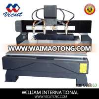 Rotary CNC Cutting Machinery 2.2kw Wood CNC Router Machine (VCT-1518FR-4H)